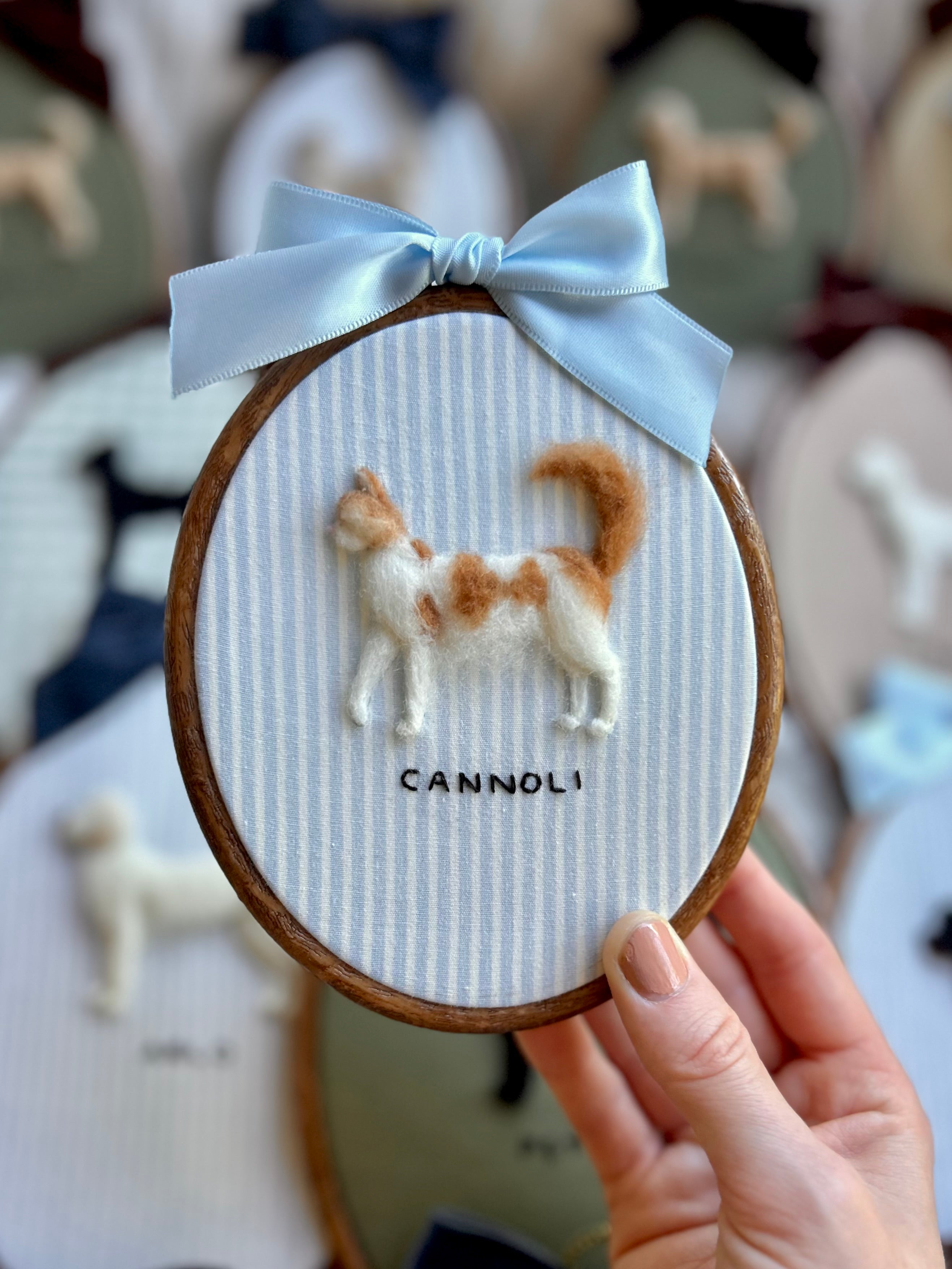 Custom Needle Felted Pet Portrait
