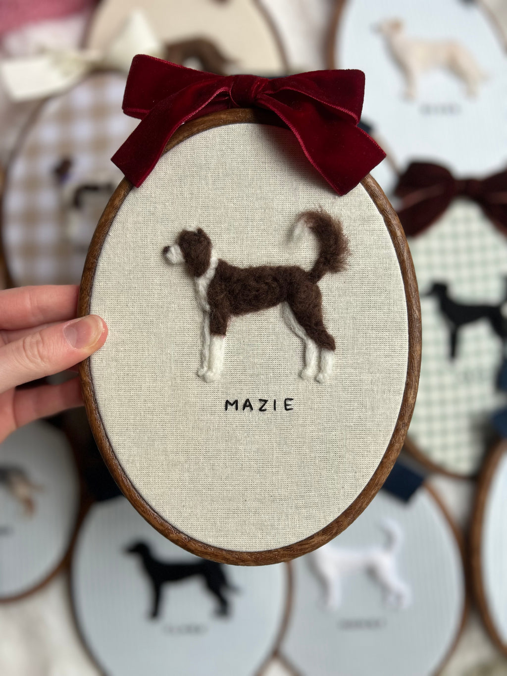Custom Needle Felted Pet Portrait