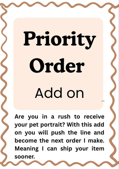 RUSH ORDER add on